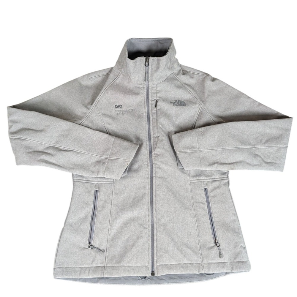 The North Face Softshell Jacket Women Medium Gray Apex Bionic Corporate Good